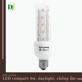 Đèn LED compact Điện Quang ĐQ LEDCP01 09765AW ( 9w, daylight, chống ẩm )