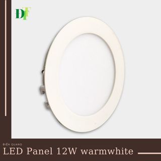 Bộ đèn LED Panel tròn Điện Quang ĐQ LEDPN04 12727 170 (12W warmwhite F170)