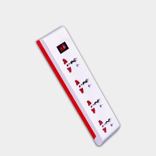 Ổ cắm Điện Quang ĐQ ESK OA104A (Kiểu thân trong suốt, 4 lỗ 3 chấu, màu trắng)