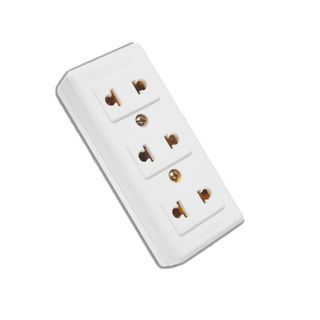 Ổ cắm Điện Quang ĐQ 004A-02 (3 lỗ không dây)
