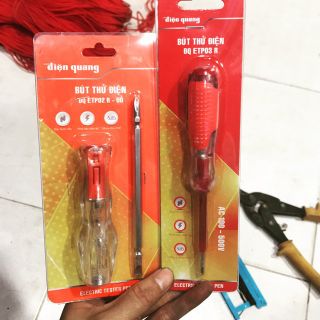 Bút thử điện 2 đầu vít Điện Quang ETP03 R (160 mm, màu đỏ )