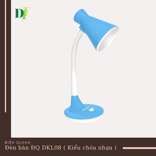 Đèn bàn Điện Quang ĐQ DKL08 BW L (kiểu chóa nhựa, xanh da trời-trắng, bóng led) giá sỉ