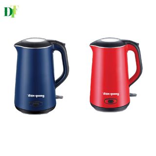 Ấm đun nước cao cấp Điện Quang EKT09 (1500W, 1.5L, inox 304, vỏ 2 lớp, có chức năng giữ ấm)