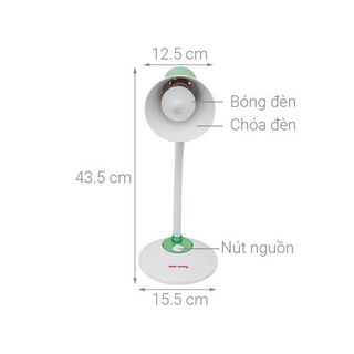 Đèn bàn bảo vệ thị lực Điện Quang DKL15 5W - gọn nhẹ