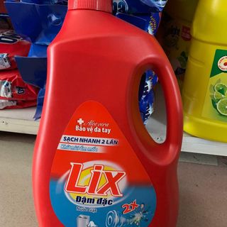 Nước giặt Lix can 3,6kg giá sỉ