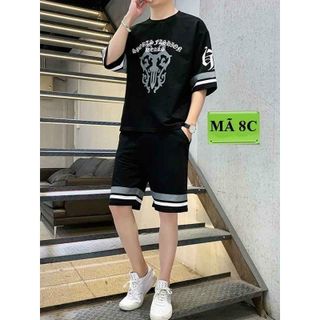 Đồ bộ thể thao mặc nhà, đi chơi cá tính thun lạnh mịn mát, thấm hút mồ hôi tốt