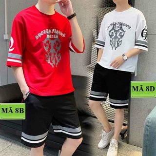 Đồ bộ thể thao mặc nhà, đi chơi cá tính thun lạnh mịn mát, thấm hút mồ hôi tốt