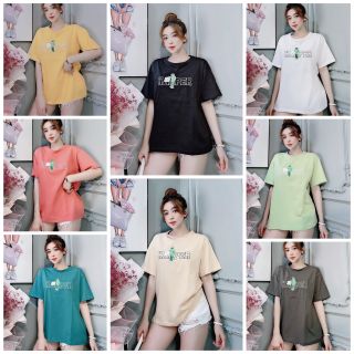 Chuyên sỉ Áo phông cotton khô form oversize dưới 75kg haperrrr Xưởng may YoYo chuyên sỉ áo thun thái