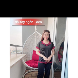 [4 Size 50-82kg] Đồ Bộ Thun Lạnh Quần Dài Tay Ngắn