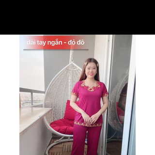 [4 Size 50-82kg] Đồ Bộ Thun Lạnh Quần Dài Tay Ngắn