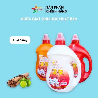 [Thùng] Nước Giặt Sinh Học 3.8l - Hoshi - 4 Can/Thùng giá sỉ