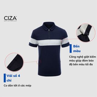 Áo Polo Nam Cổ Bẻ Thun Basic Cộc Tay Vải Cotton Cao Cấp