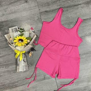 Set Bộ Thể Thao Đùi Nữ Hàng Chuẩn Đẹp Thoáng Mát
