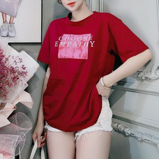 Chuyên sỉ Áo phông cotton khô form oversize dưới 75kg choose Xưởng may YoYo chuyên sỉ áo thun thái