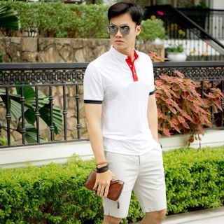 Áo Polo Nam phối cổ thun