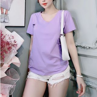 Chuyên sỉ áo thun thái trơn nhiều màu Xưởng may YoYo chuyên sỉ áo thun thái