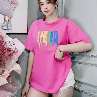 Chuyên sỉ Áo phông cotton khô form oversize dưới 75kg gappppp Xưởng may YoYo chuyên sỉ áo thun thái