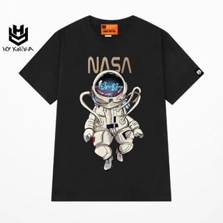 áo thun cổ tròn unisex phom rộng cho nam và nữ