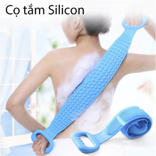 Dây chà lưng - đai chà lưng cọ lưng silicon 2 mặt gai tẩy tế bào chết giá sỉ