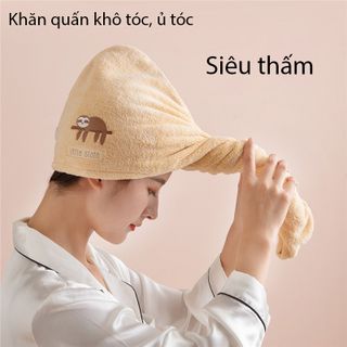 Khăn quấn ủ tóc lau khô siêu tốc giá sỉ