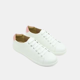 Giày Sneaker Nữ Trắng Phối Màu Viền Gót Phong Cách BA0331220 - Zelda Star