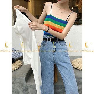 Áo dây cầu vồng chất bozip mịn đẹp