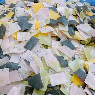 Bánh phồng nước cốt dừa 4 vị - Bánh phồng Cà Mau - Hộp 1KG