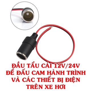 Tẩu cái ô tô xe máy 12-24v