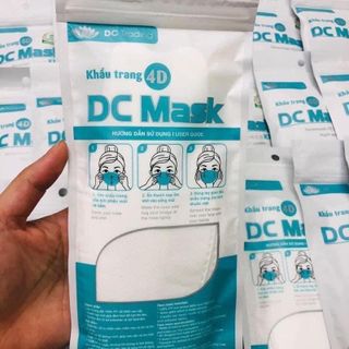 Khẩu Trang Cá DC KF94 [ Màu Trắng] Loại Dày 4 Lớp Sỉ Toàn Quốc Bao Chất Lượng