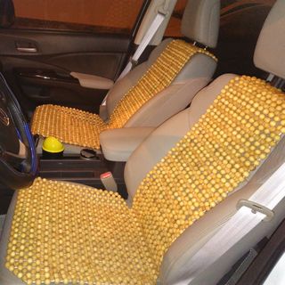 Đệm ô tô hạt gỗ thông