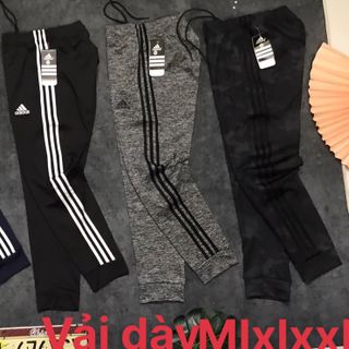 Quần Jogger Thể Thao Nam 3 Sọc (Đen sọc đen , Đen sọc trắng )