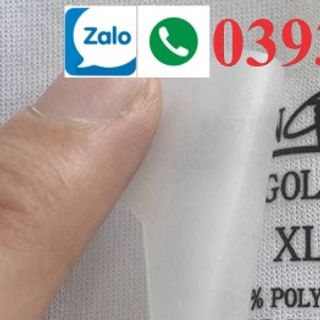 Nhãn ép nhiệt quần áo may mặc cao cấp