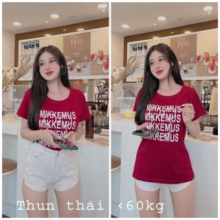 Chuyên sỉ Áo thun thái form dưới 60kg mikemussss Xưởng may YoYo chuyên sỉ áo thun thái