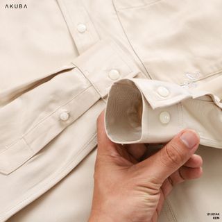 ÁO SƠ MI TAY DÀI AKUBA 01J0144