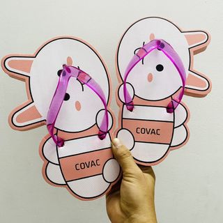 dép nữ con thỏ xinh xắn nhiều màu.dép kẹp nữ con thỏ