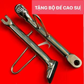 Chân chóng xe máy hình bàn chân inox đặc xe SH,EXCITER,WINNER,VARIO,AB,VISION,WAVE,NOUVO các loại