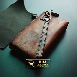 [ Da bò Vintage ] Clutch cầm tay . Độc đáo và cá tính giá sỉ