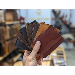 [ Da bò handmade] CardHolder- Ví mini. Gọn gàng tiện dụng giá sỉ