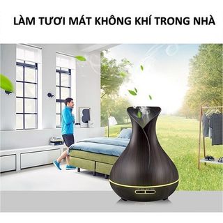 Máy xông tinh dầu tulip kèm điều khiển từ xa hết nước tự ngắt