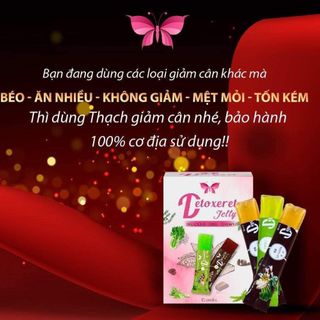 Thạch giảm cân Detoxret Jelly. Combo 2 hộp giảm 7_10kg . Hàng chính hãng có bảo hành