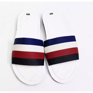 DÉP NAM THÁI LAN QUAI NGANG BA SỌC ĐỎ TRẮNG XANH