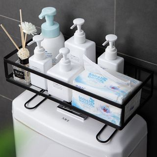 Kệ sắt để đồ nhà vệ sinh đa năng, Kệ để đồ toilet thông minh, Kệ để đồ phòng tắm nhà vệ sinh tiện lợi - Hồng Kỳ