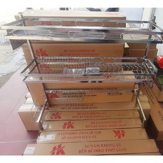 Kệ úp chén inox KBI 0122 cao cấp, Kệ chén đa năng gác trên bồn rửa chén Gia Dụng Hồng Kỳ