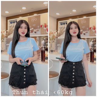 Chuyên sỉ Áo thun thái form dưới 60kg coexitence Xưởng may YoYo chuyên sỉ áo thun thái