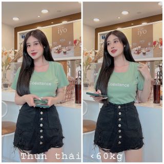 Chuyên sỉ Áo thun thái form dưới 60kg coexitence Xưởng may YoYo chuyên sỉ áo thun thái