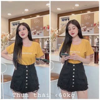 Chuyên sỉ Áo thun thái form dưới 60kg coexitence Xưởng may YoYo chuyên sỉ áo thun thái