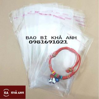 1 Kg Túi Nilon Keo Dán Miệng OPP Trong Suốt, Bọc Kiếng, Đóng Gói, Đựng Phụ Kiện, túi kiếng đựng quần áo - Bao Bì Khả Anh giá sỉ