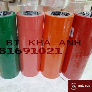 Băng keo màu ĐỎ quấn hàng đóng gói siêu xinh - Siêu dính chắc - 1 cây 6 cuộn / Bao Bì Khả Anh