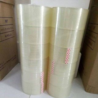 1 CÂY BĂNG KEO TRONG SIÊU DÍNH 6 CUỘN 100YARD
