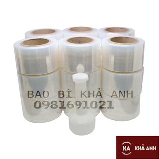 Màng quấn PE 10cm ( 1 tấc) quấn hàng bảo về hàng hóa chống bụi - nặng 500 gram